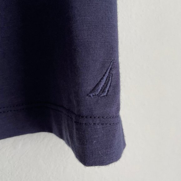 NWT - Nautica Navy Blue Tank Top with rope collar - Picture 10 of 12